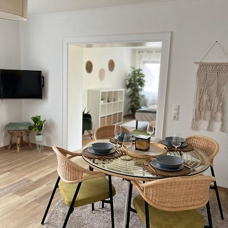 Korbstadt-Villa Rattan-Design Mit Balkon, Garten, Arbeitsplatz, Kueche Lichtenfels  Exteriör bild