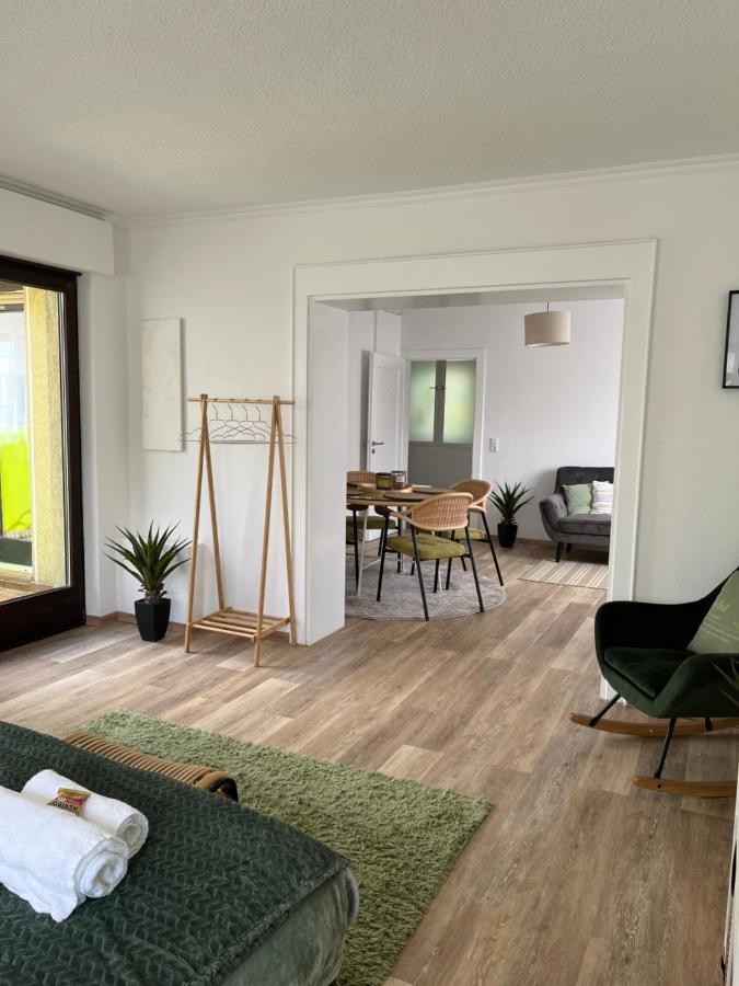 Korbstadt-Villa Rattan-Design Mit Balkon, Garten, Arbeitsplatz, Kueche Lichtenfels  Exteriör bild