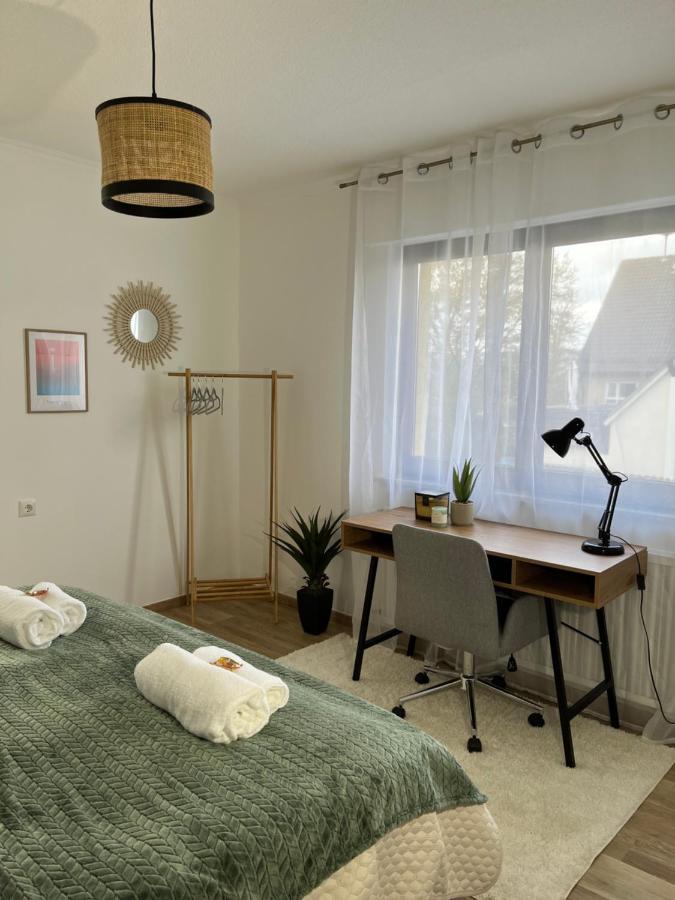 Korbstadt-Villa Rattan-Design Mit Balkon, Garten, Arbeitsplatz, Kueche Lichtenfels  Exteriör bild